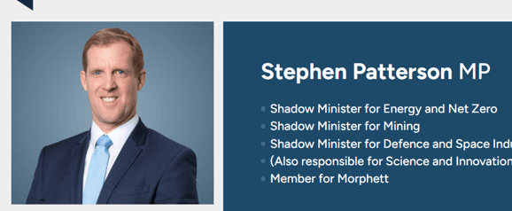 Stephen Patterson  MP